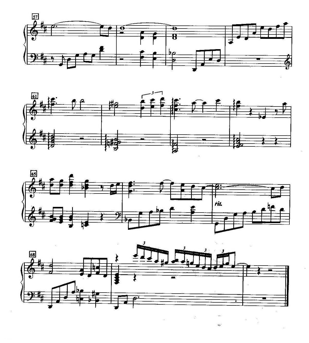 王菲经典歌曲钢琴曲《红豆》作词/林夕 作曲/柳重言