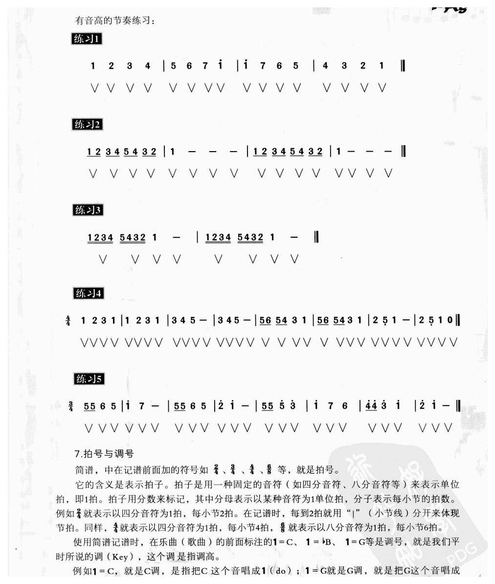电贝司基础教学《必备的乐理常识》