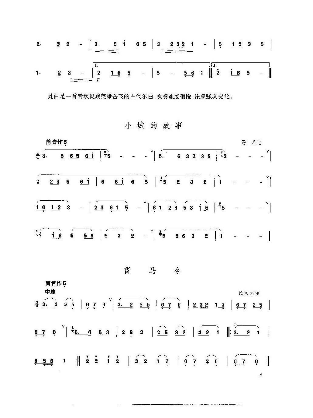 箫发音和吹奏练习谱精选/王铁锤