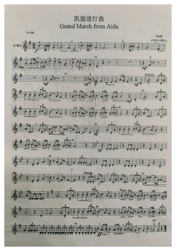 小号乐谱【凯旋进行曲】降B调