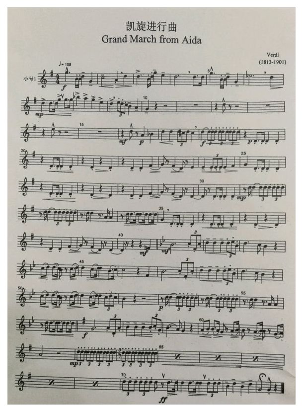 小号乐谱【凯旋进行曲】降B调
