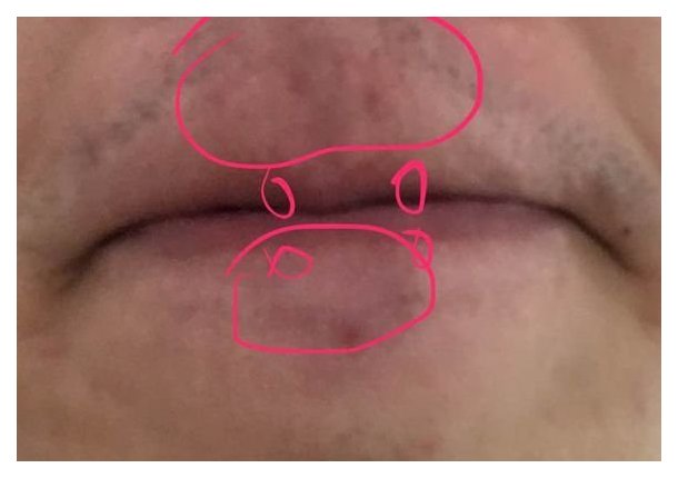 小号收口型嘴型的肌肉变化和震动点的移动