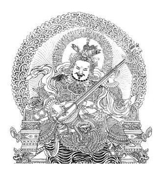 东方持国天王与琵琶 