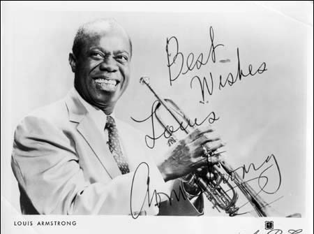 著名小号演奏家路易斯阿姆斯特朗（Louis Armstrong）简介
