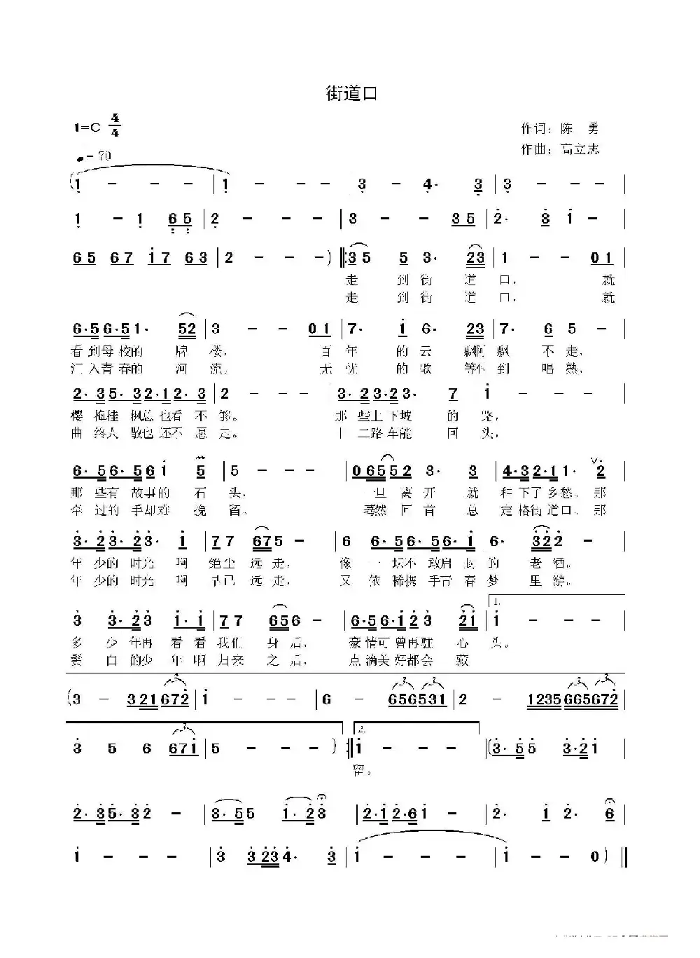 街道口