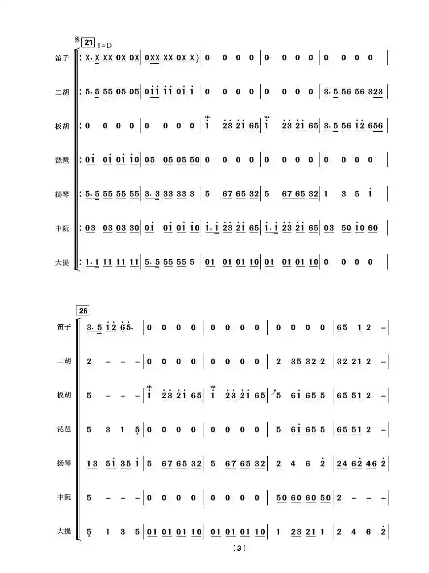 共度好时光（亦弛编曲·总谱）（器乐合奏.喜庆用）