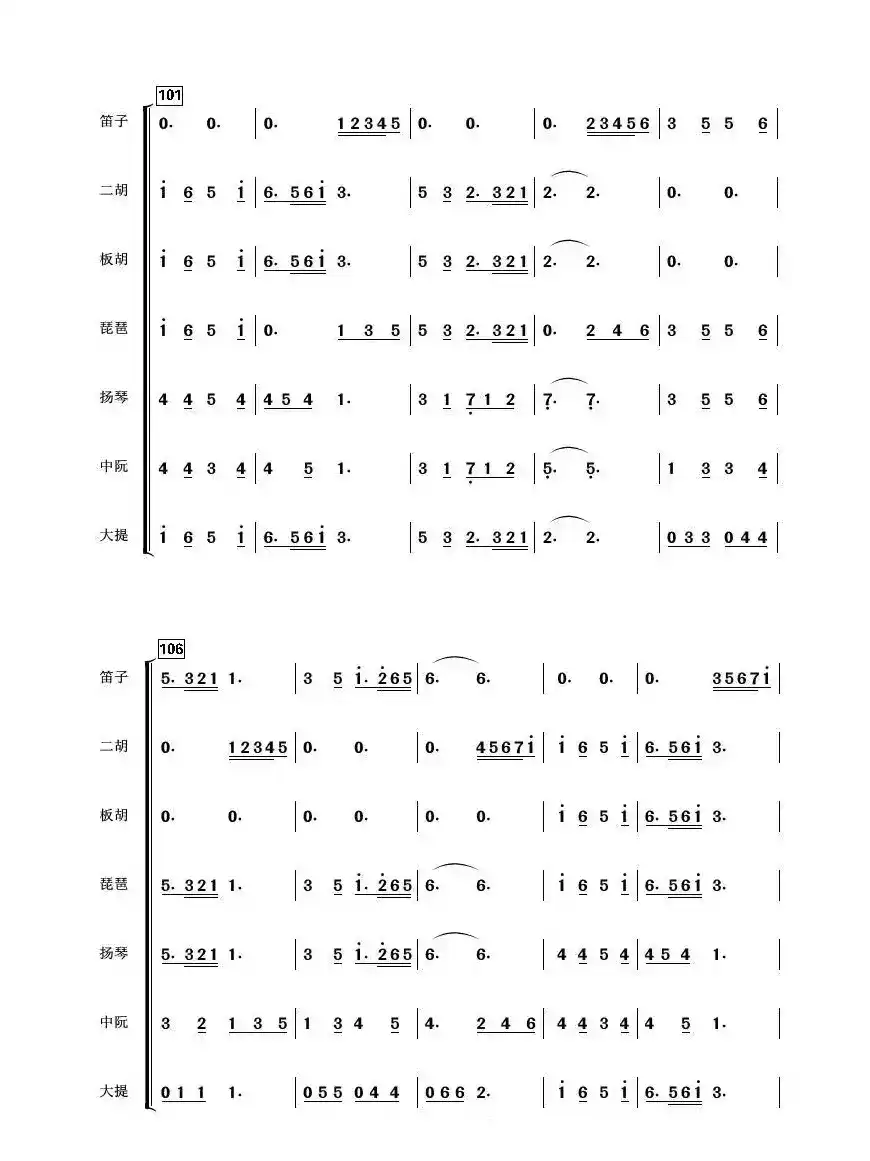 共度好时光（亦弛编曲·总谱）（器乐合奏.喜庆用）