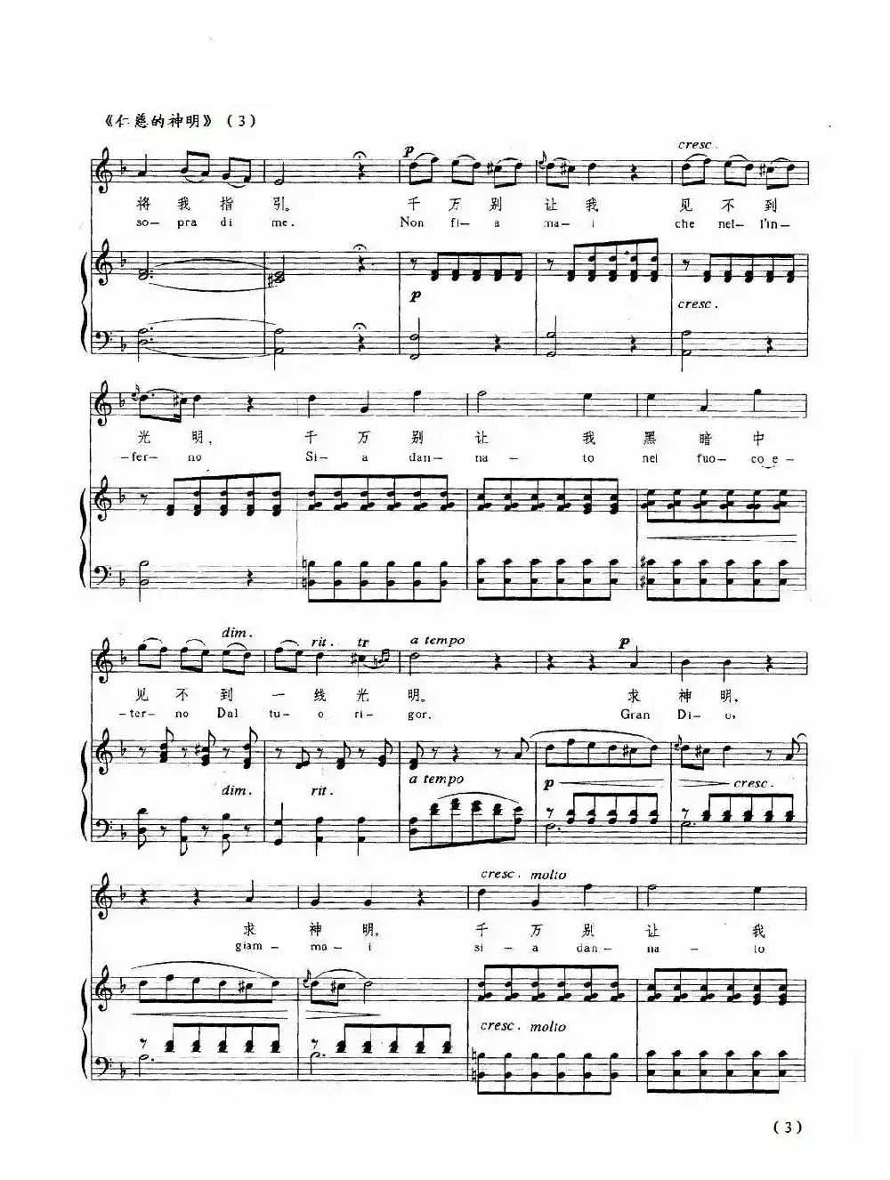 仁慈的神明（正谱）