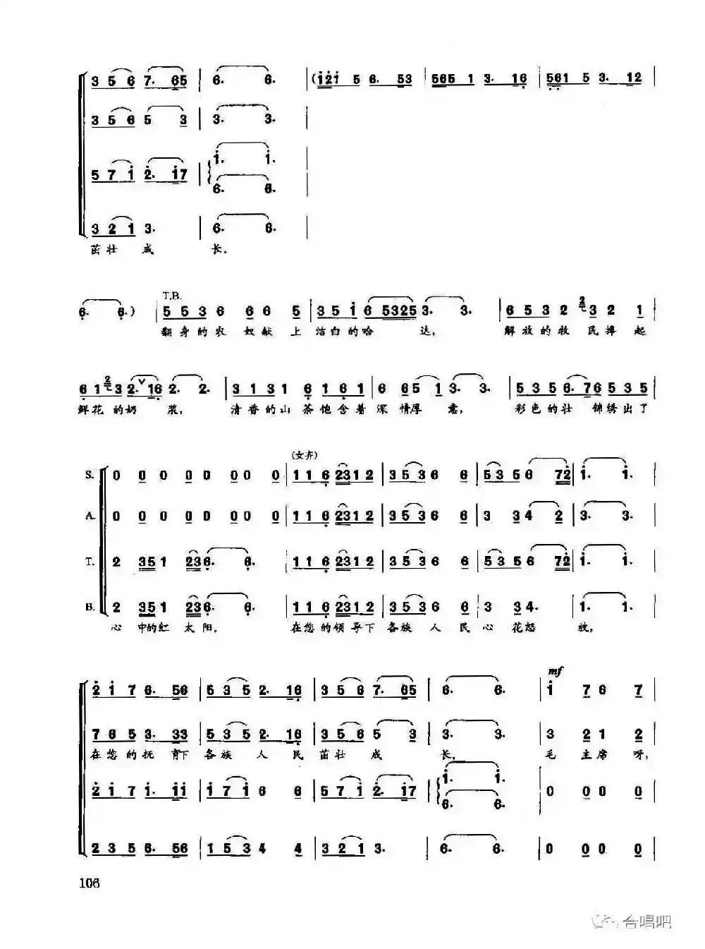 毛主席是各族人民心中的红太阳（金巍编配版）