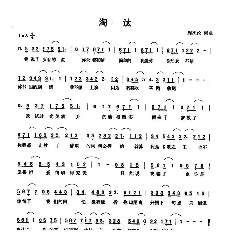 淘汰