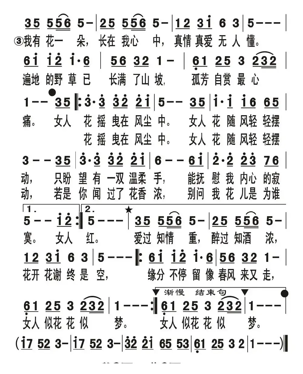 女人花