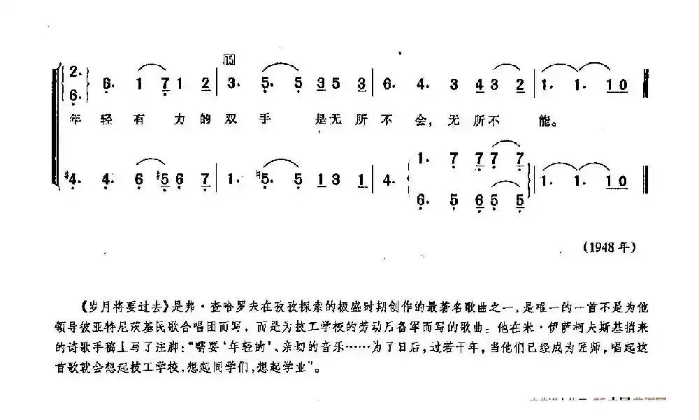 [俄]53岁月将要过去-劳动后备队之歌（合唱）