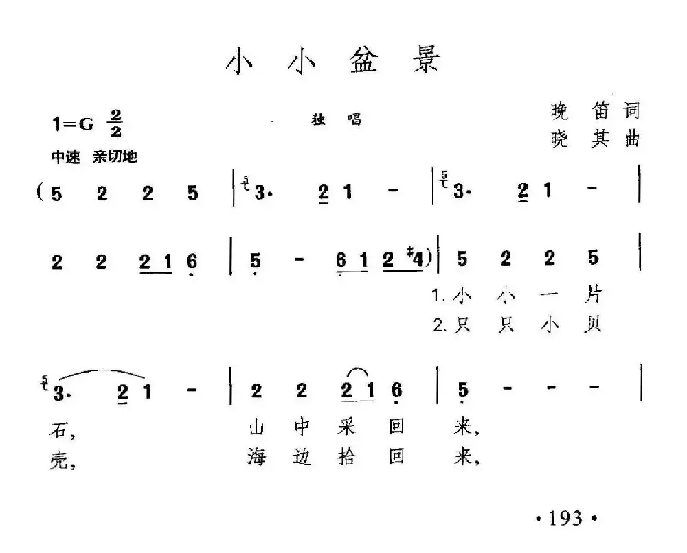 小小盆景