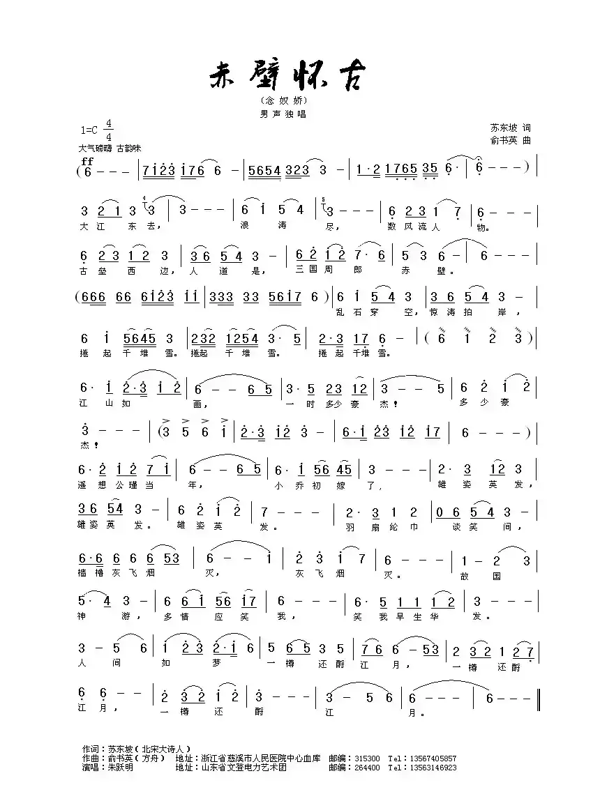 中国書道/華彤 作・「驚濤」（蘇東坡・赤壁懐古の詩より） 中国书协