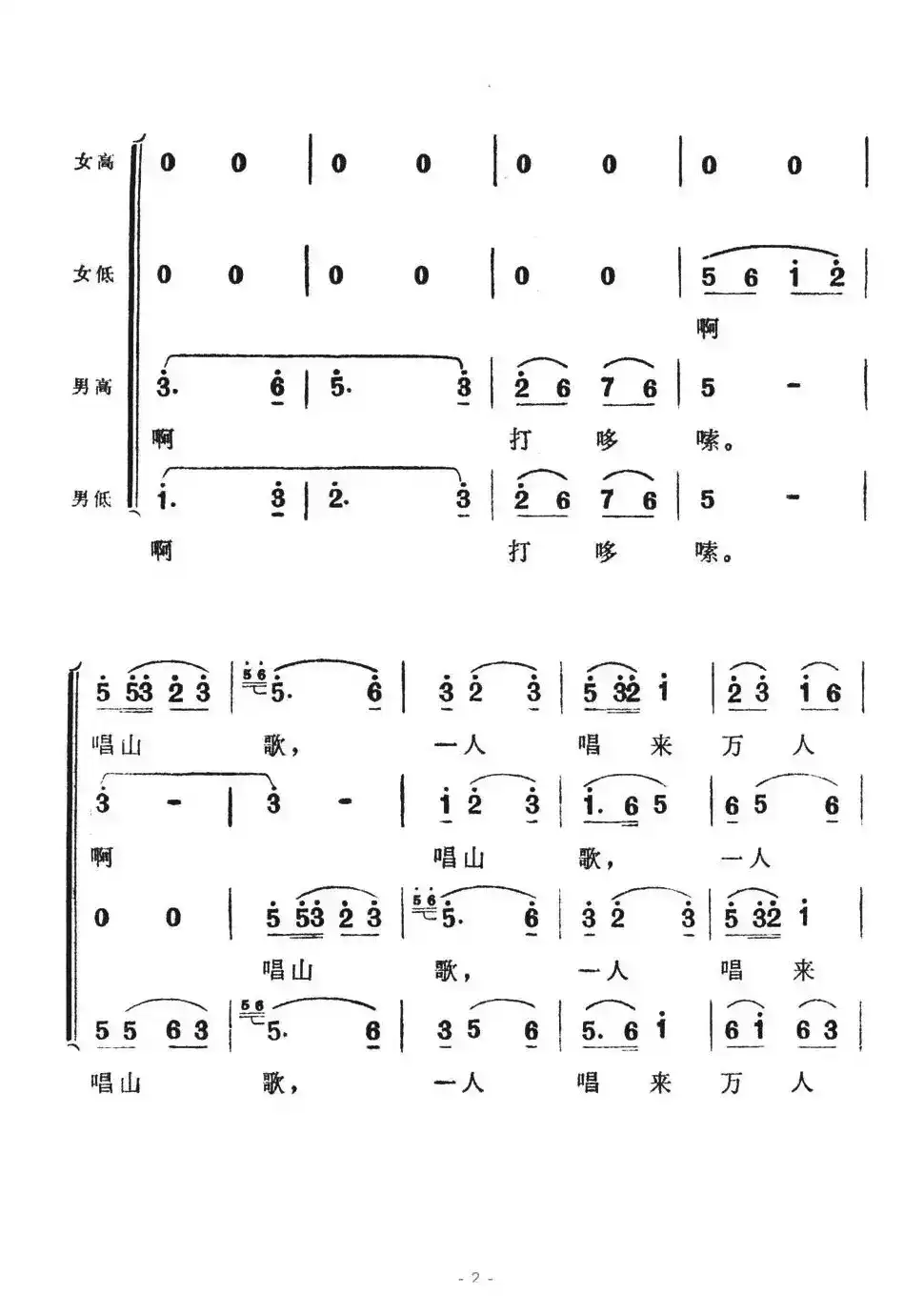 唱得财主打哆嗦（歌舞剧《刘三姐》选曲）