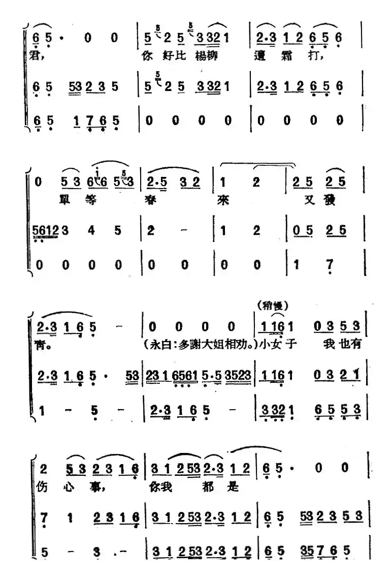 [黄梅戏曲调]唱片选辑类：天仙配（路遇之二）