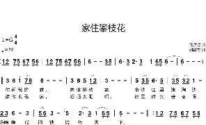 歌谱|家住攀枝花 作词:陈道斌 作曲:刘新太 演唱: